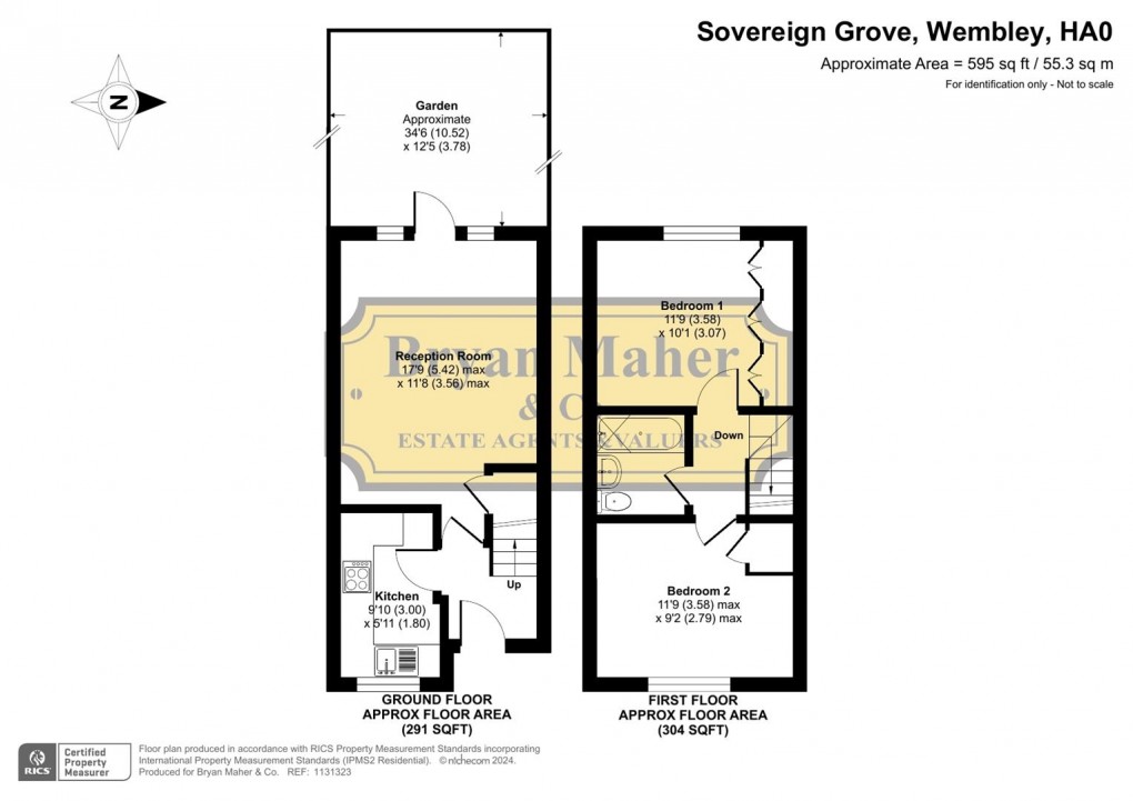 Floorplan for Sovereign Grove, Wembley