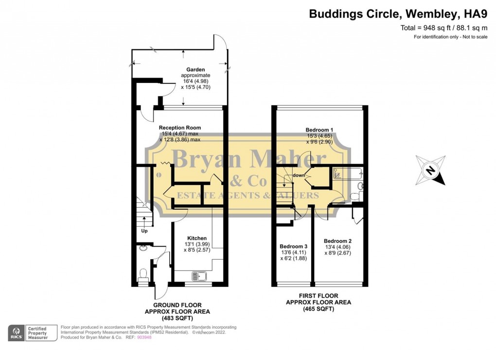 Floorplan for Buddings Circle, Wembley Park