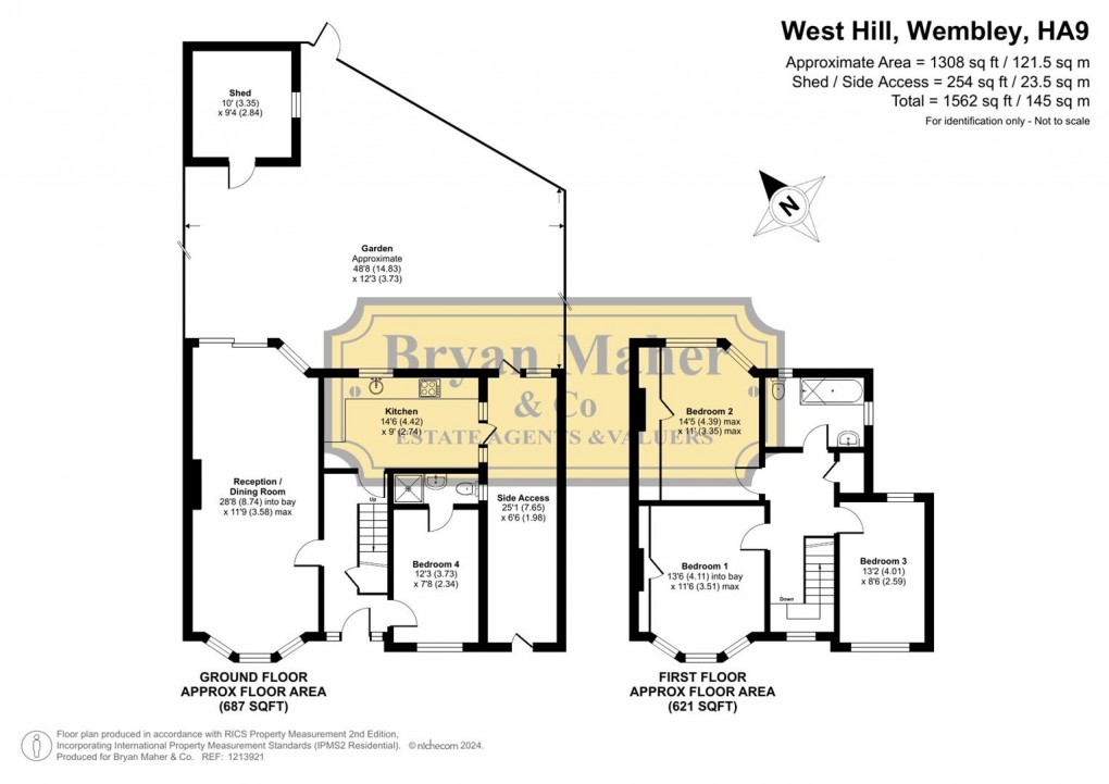 Floorplan for West Hill, Wembley Park